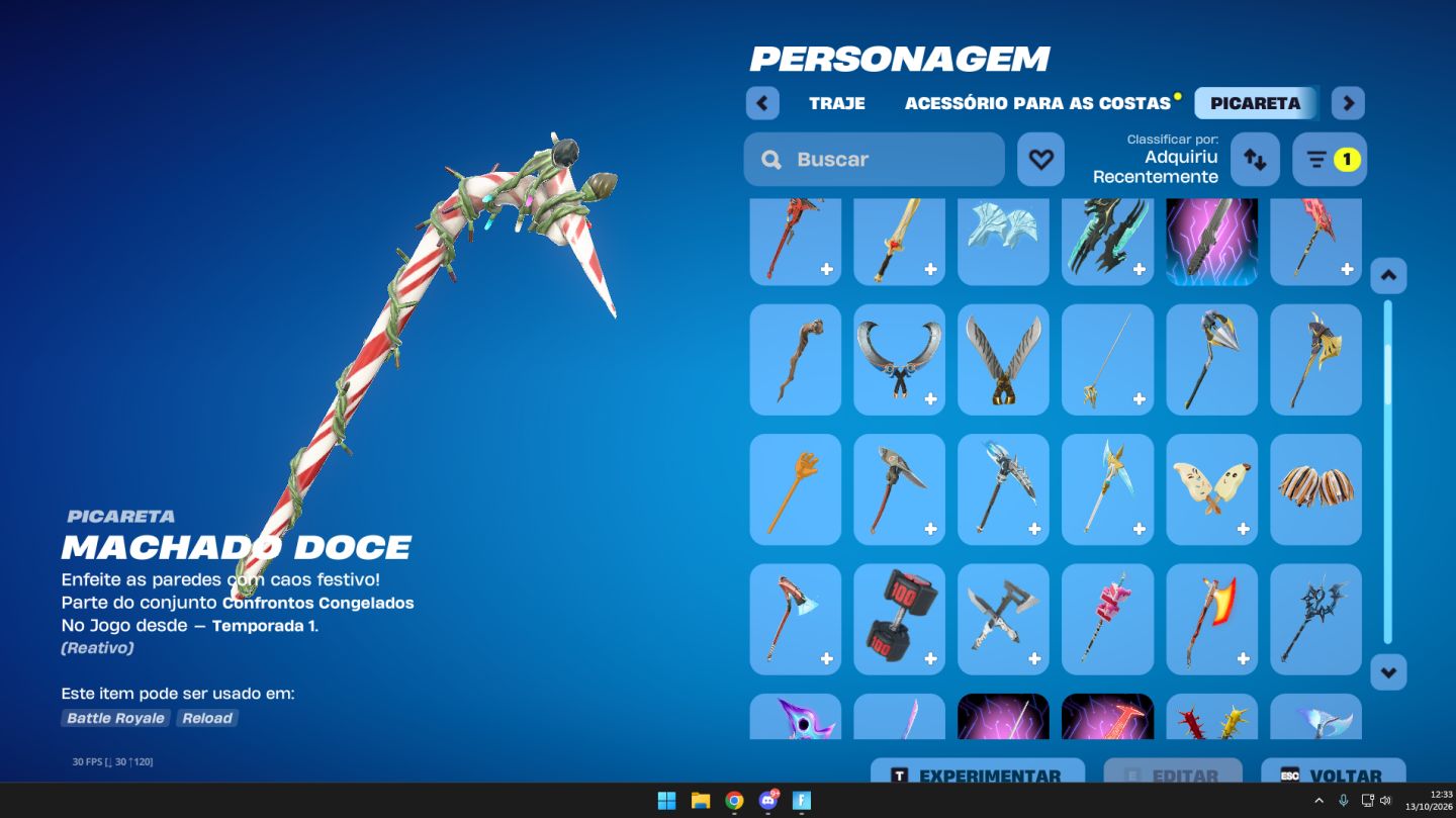 Conta de fortnite OG (+30 Skins compradas, e pacotes exclusivos)