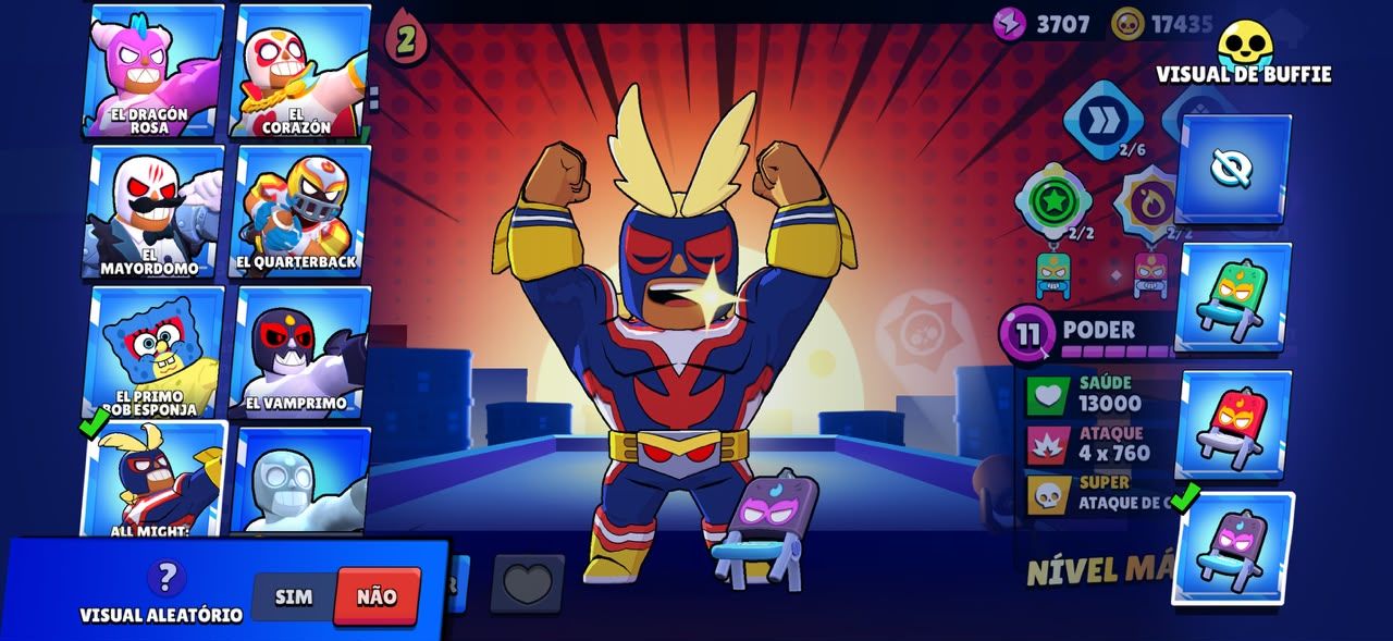 Conta de Brawl Stars 124k de Troféus e Fama alienígena