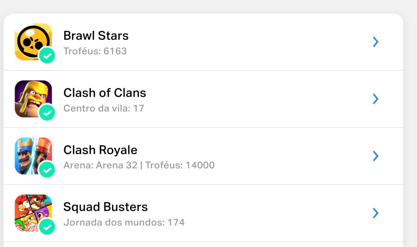 Muitas Contas Fortes da Supercell Juntas Cv17, clash 14k de troféus, etc