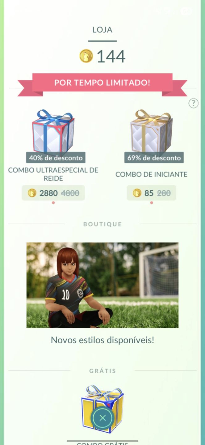 1 lendário shiny sombroso + 1 00% - Conta avançada- Pokemon go