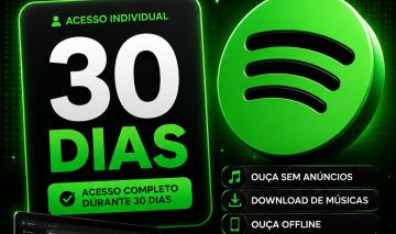 SPOTIFY PREMIUM INDIVIDUAL POR 30 DIAS! SEM ANÚNCIOS + MÚSICA ILIMITADA