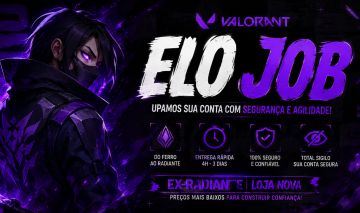 Elo job valorant (loja nova 50% de desconto)