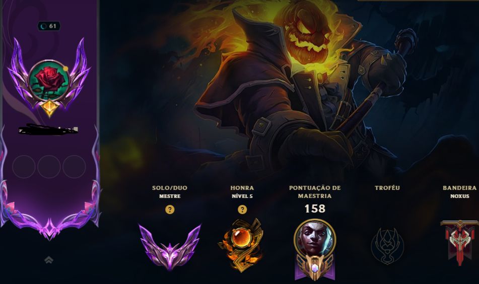 CONTA LOL MESTRE, GANHANDO 33 PDL, 83 CHAMPS, MAIORIA DAS SKINS SÃO DE JUNGLE.