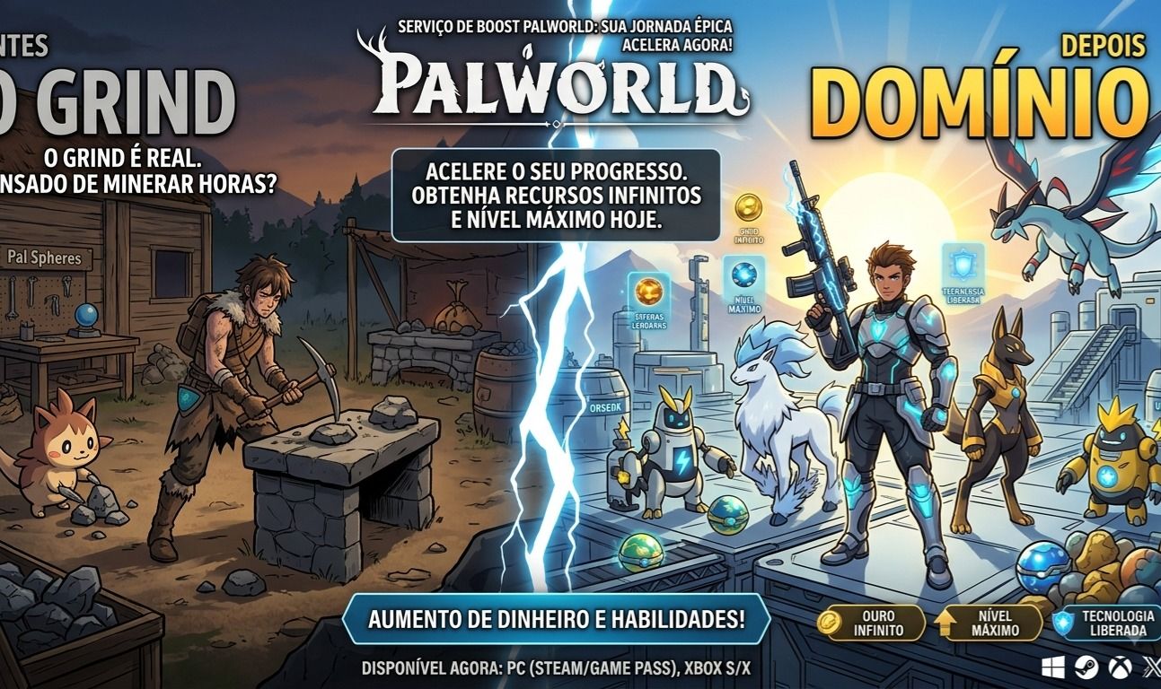 PALWORD GOLD E ITENS E POKEBOLAS