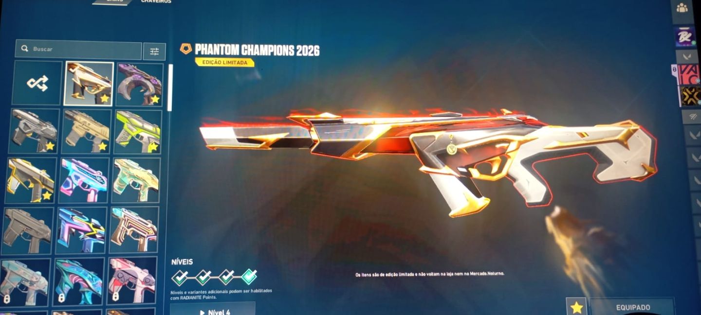 CONTA VALORANT LVL 79 | 8 VANDALS + 6 PHANTOMS + KATANA RGX + KURONAMi 5 PASSES