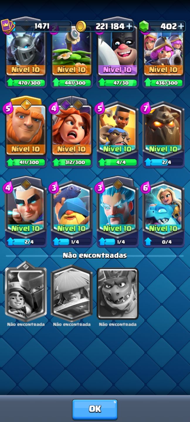 CONTA VETERANA (9+ ANOS) | 10,000 TROFÉUS | NÍVEL ALTO + PASSES & SKINS