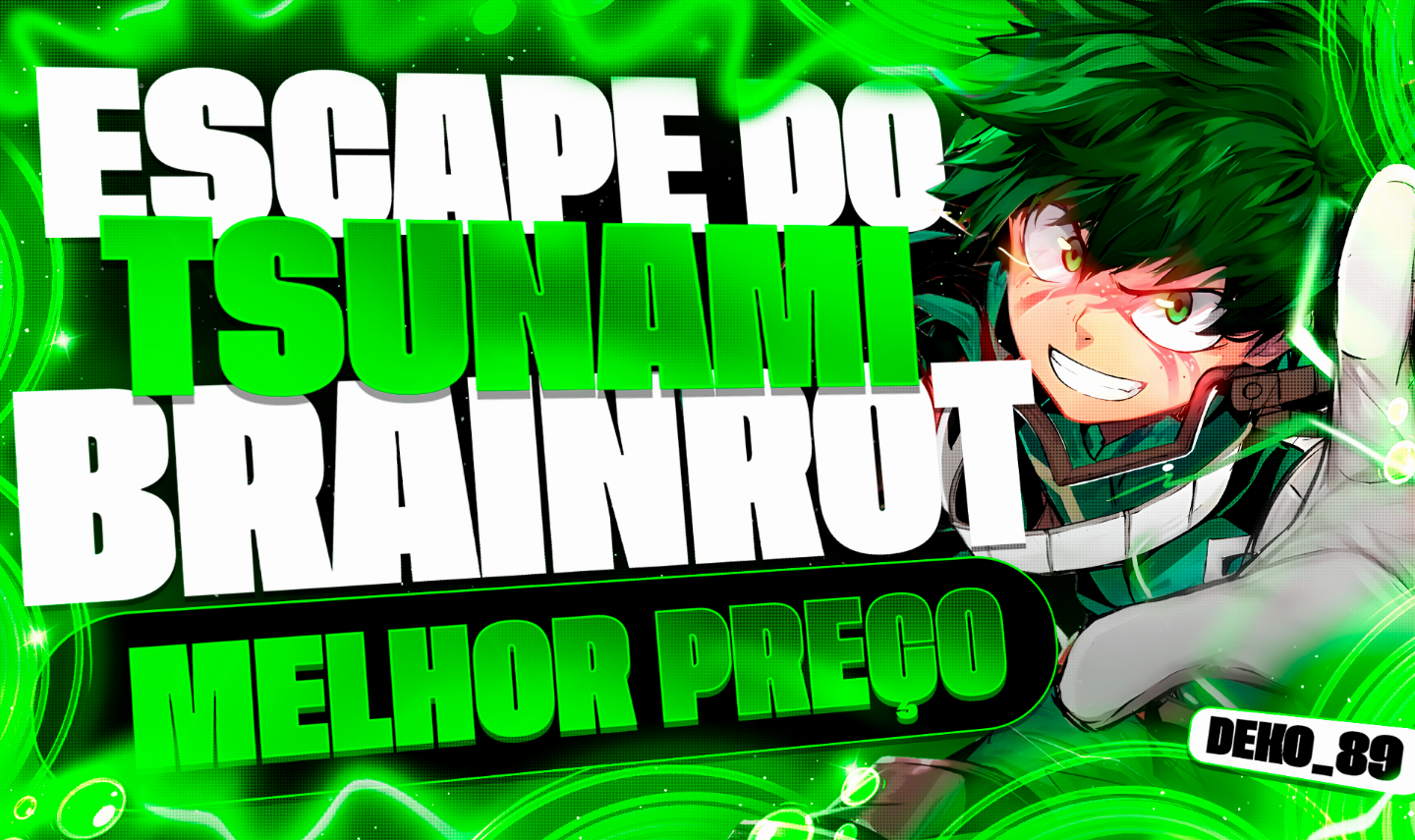[MELHORES PREÇOS!] FUJA DO TSUNAMI PARA BRAINROTS/ESCAPE TSUNAMI FOR BRAINROTS