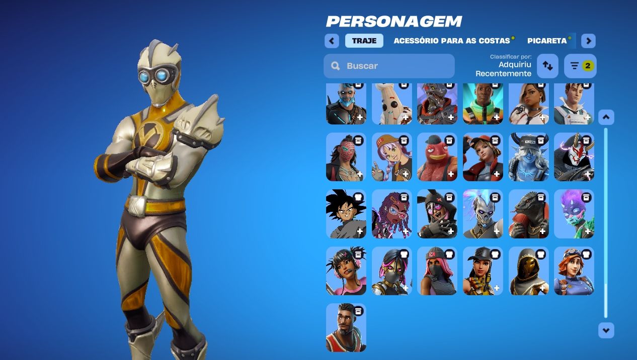 Conta Fortnite + Epic Games conta da Epic Games com excelente coleção