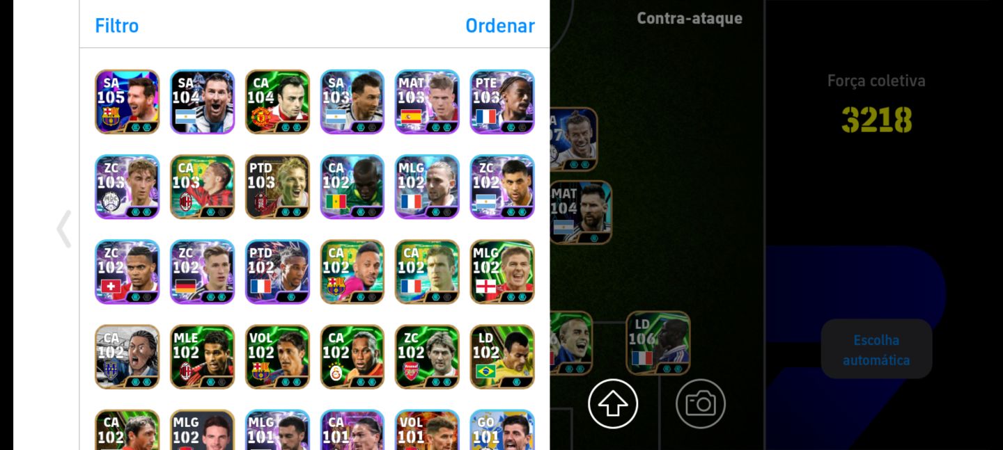 Conta de efootball bale big time +nesta +thuram e adriano
