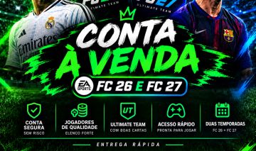 CONTA DE FC 26/27 SÓ SUA E COM VARIAS VARIEDADES DE JOGOS (FULLACESSO)
