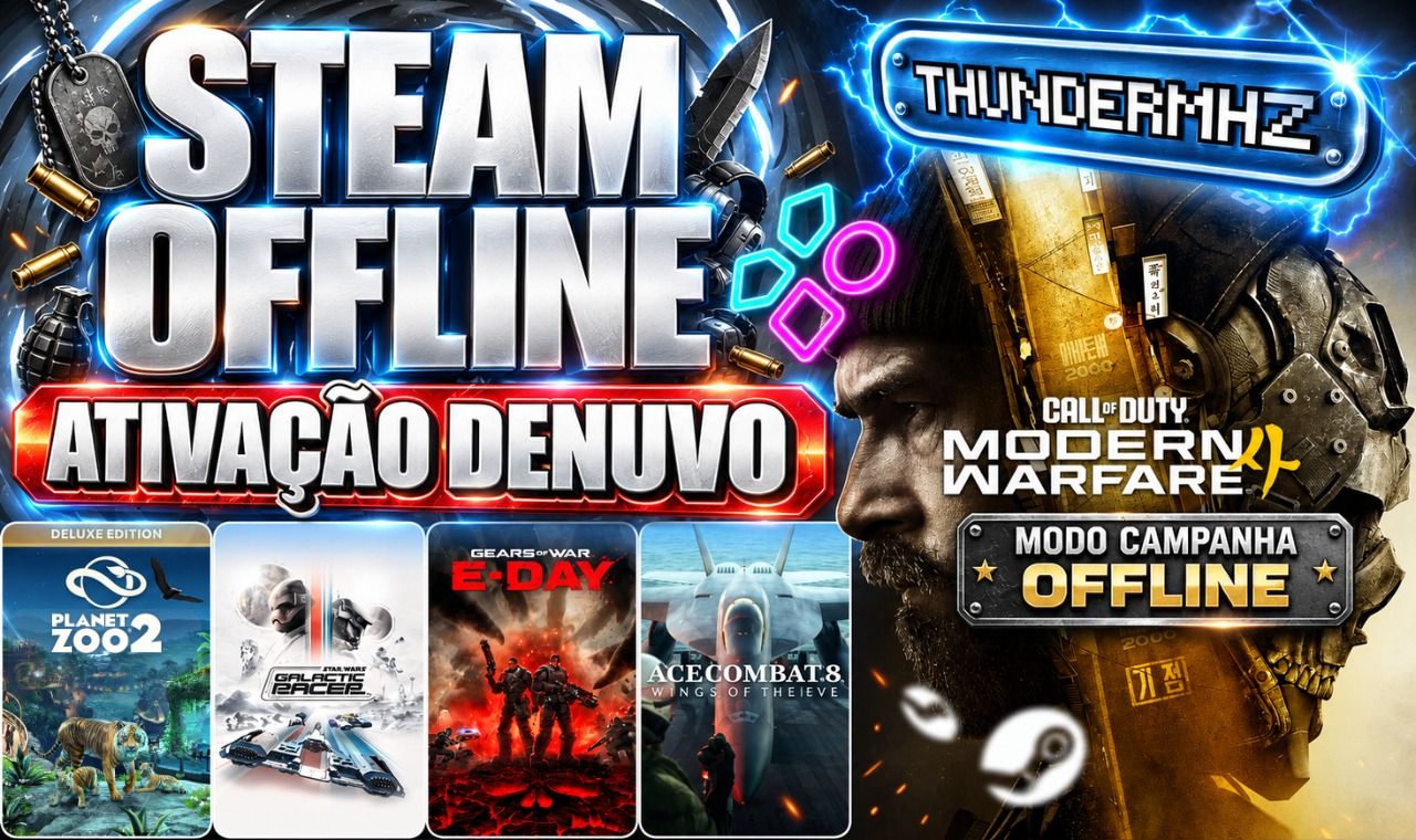 MHZ: Onimusha - Call Of Duty MW 4 - Final Fantasy - Castlevania - Steam Offline