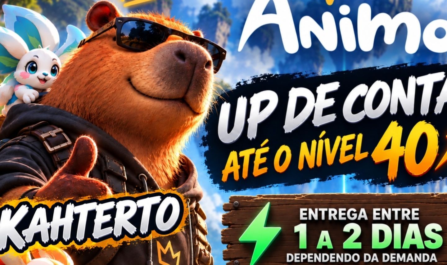 ANIIMO UP DE CONTA ÁTE O NÍVEL 40 O MAIS COMPLETO!