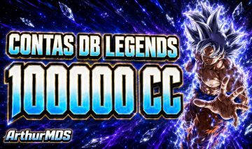 (Melhores Preços) CONTAS DRAGON BALL LEGENDS COM 100000 CC