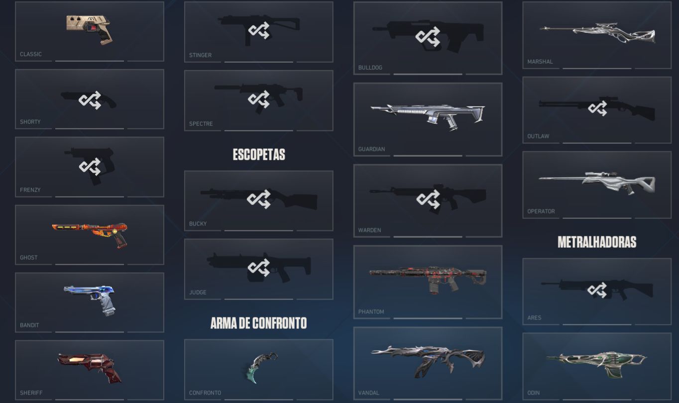 CONTA COM KARAMBIT SAQUEADORA E MUITA SKIN DE FACA E VANDAL / PREÇO NEGOCIAVEL