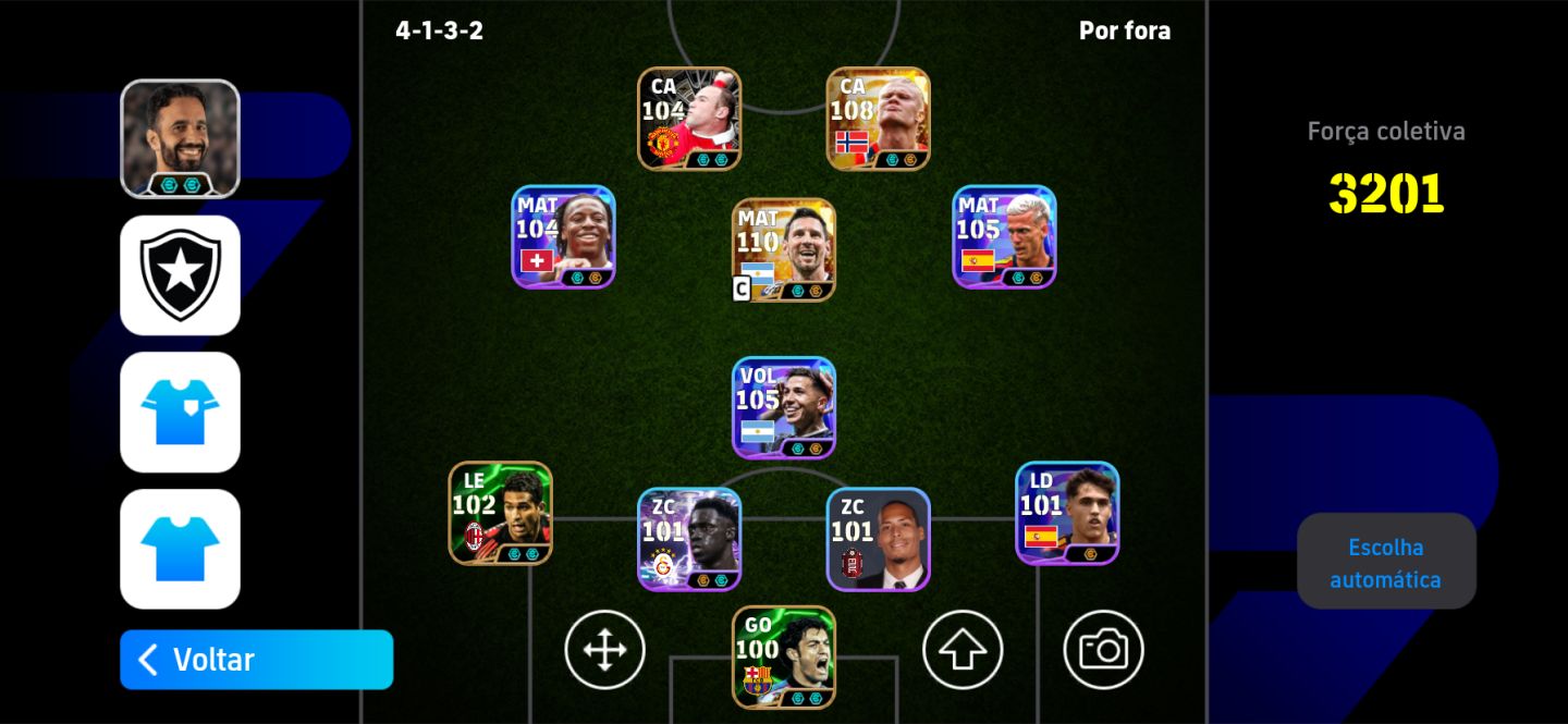 Conta top messi 110
