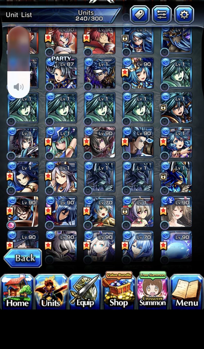 Grand summoners okarun,reimu,lilya imperial etc