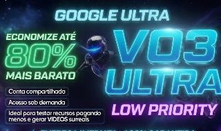 GOOGLE ULTRA VO3 LOW PRIORITY POR 80% MAIS BARATO!!