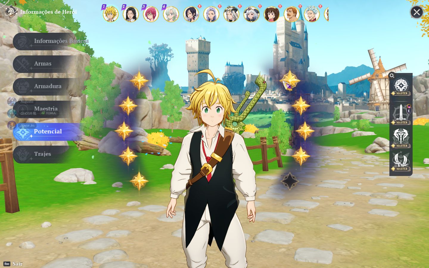 Conta de the seven origins MELIODAS P9