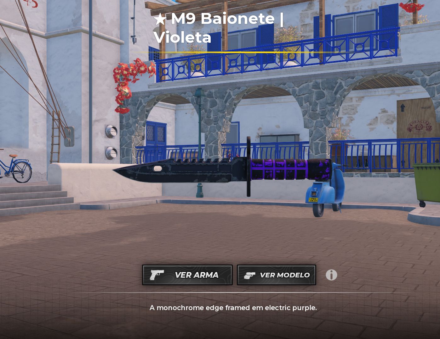 M9 Bayonet Violet - Bloxtstrike