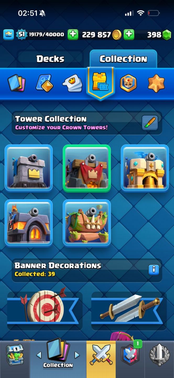 Conta clash royale 10k troféus