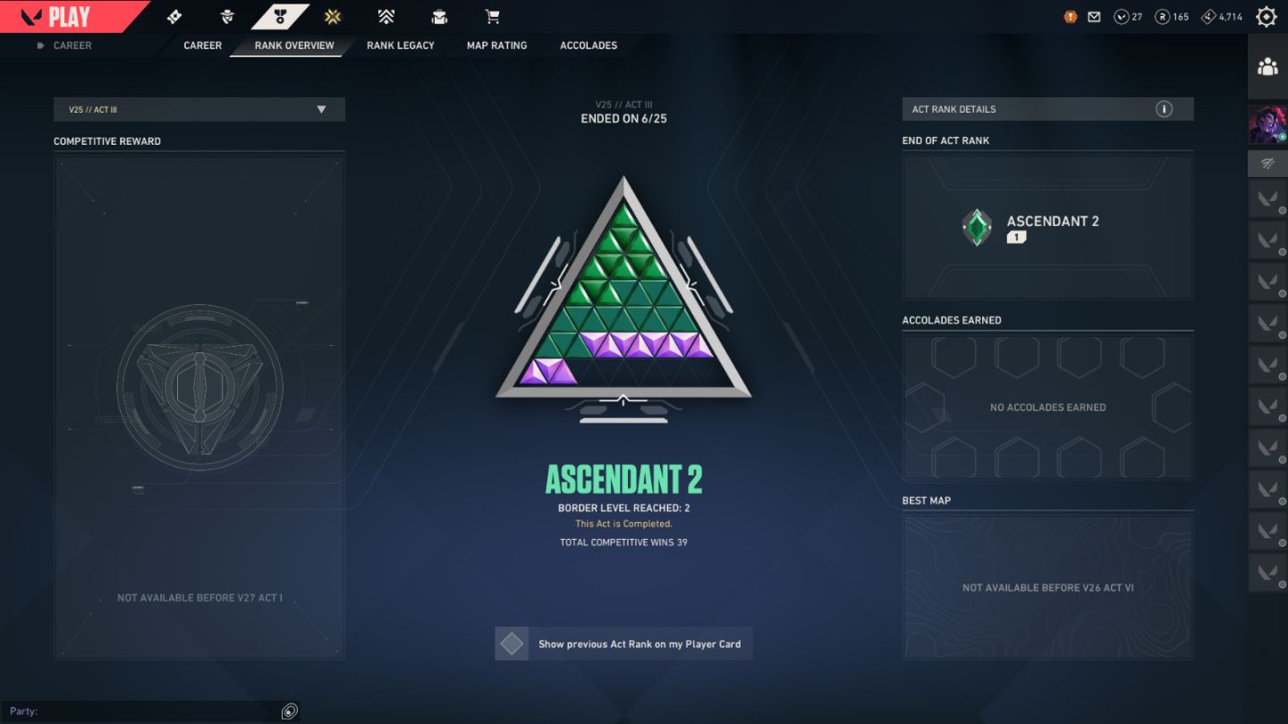Conta Valorant FULL AGENTES, LVL 210+, PEAK ASC 2 e COM BOAS SKINS