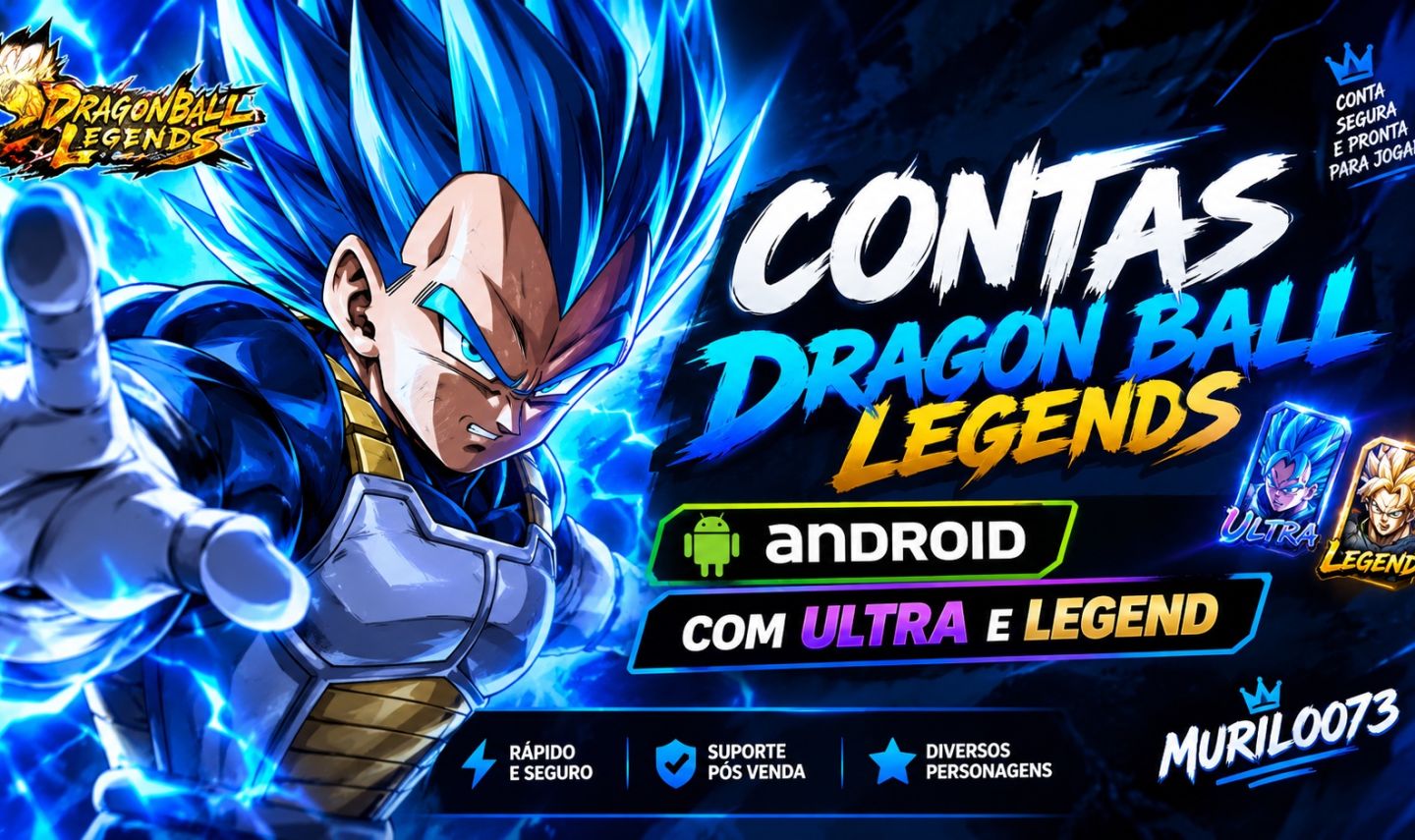 CONTAS DB LEGENDS ANDROID/IOS COM LEGEND/ULTRA, LL E CRISTAIS + ENTREGA IMEDIATA