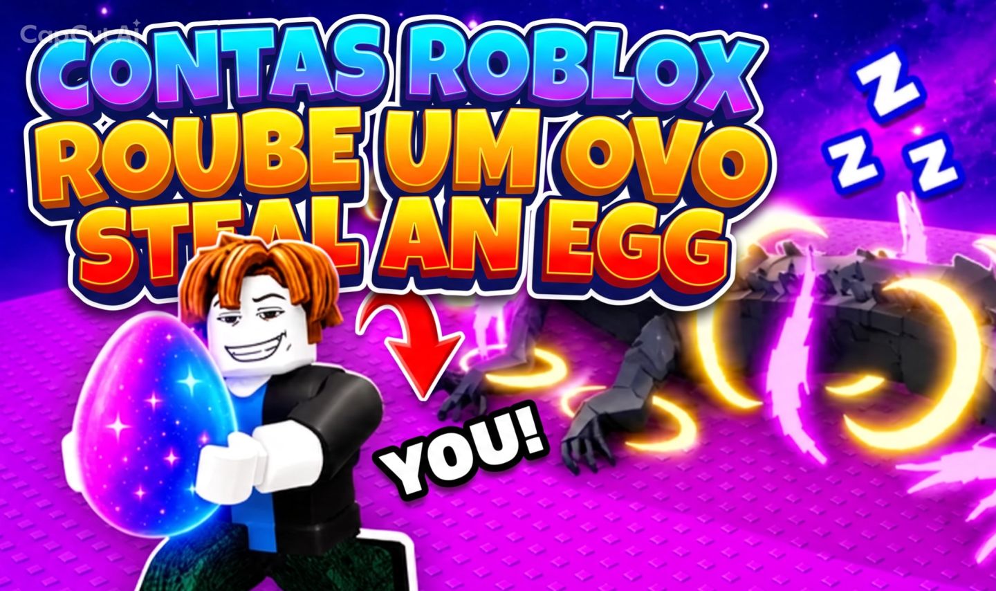 CONTAS ROBLOX / STEAL AN EGG / ROUBE UM OVO (ENTREGA AUTOMATICA)