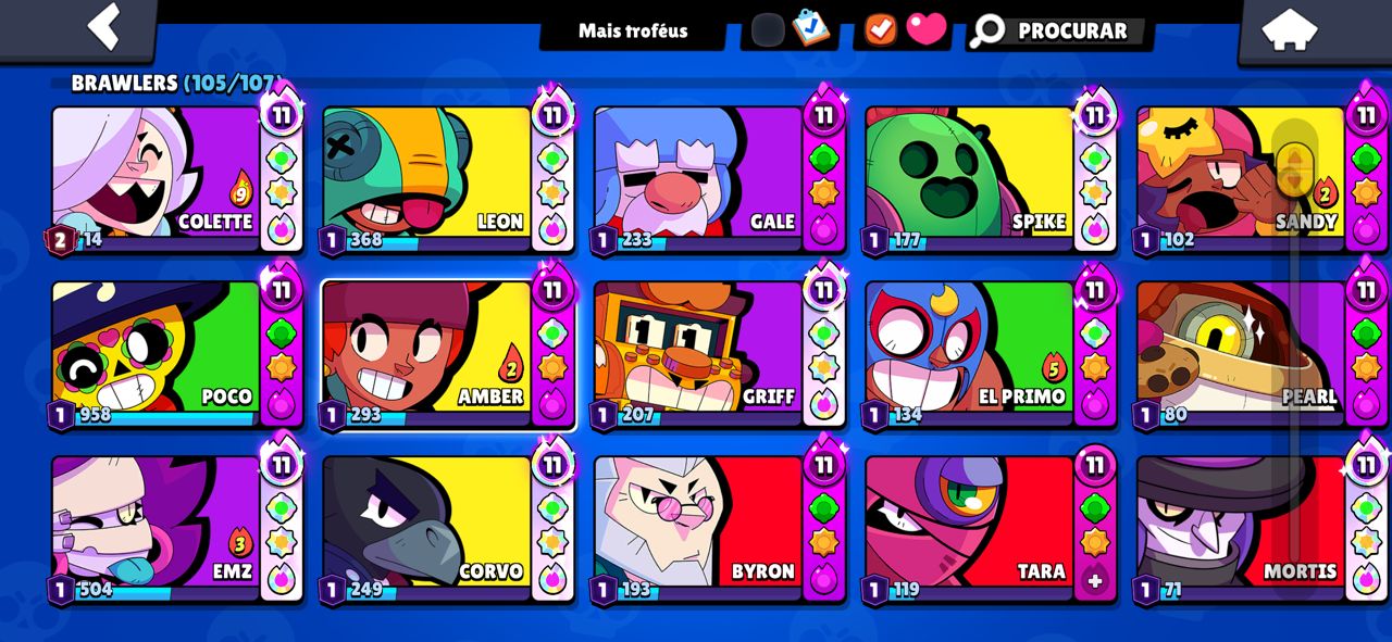 CONTA BRAWL STARS 50K | 2019 |