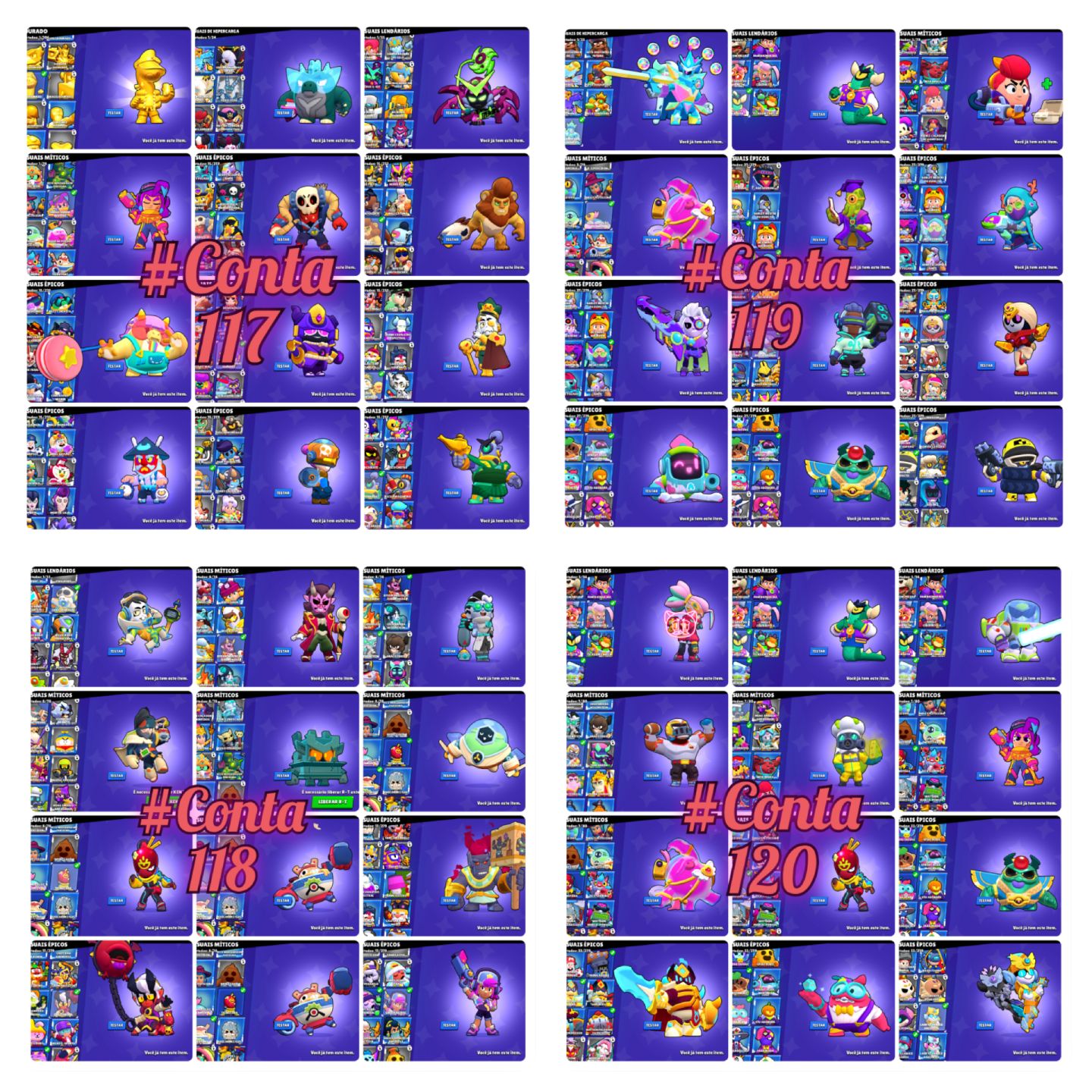 CONTAS BRAWL STARS, MELHOR PREÇO AQUI! ENTREGA AUTOMÁTICA!