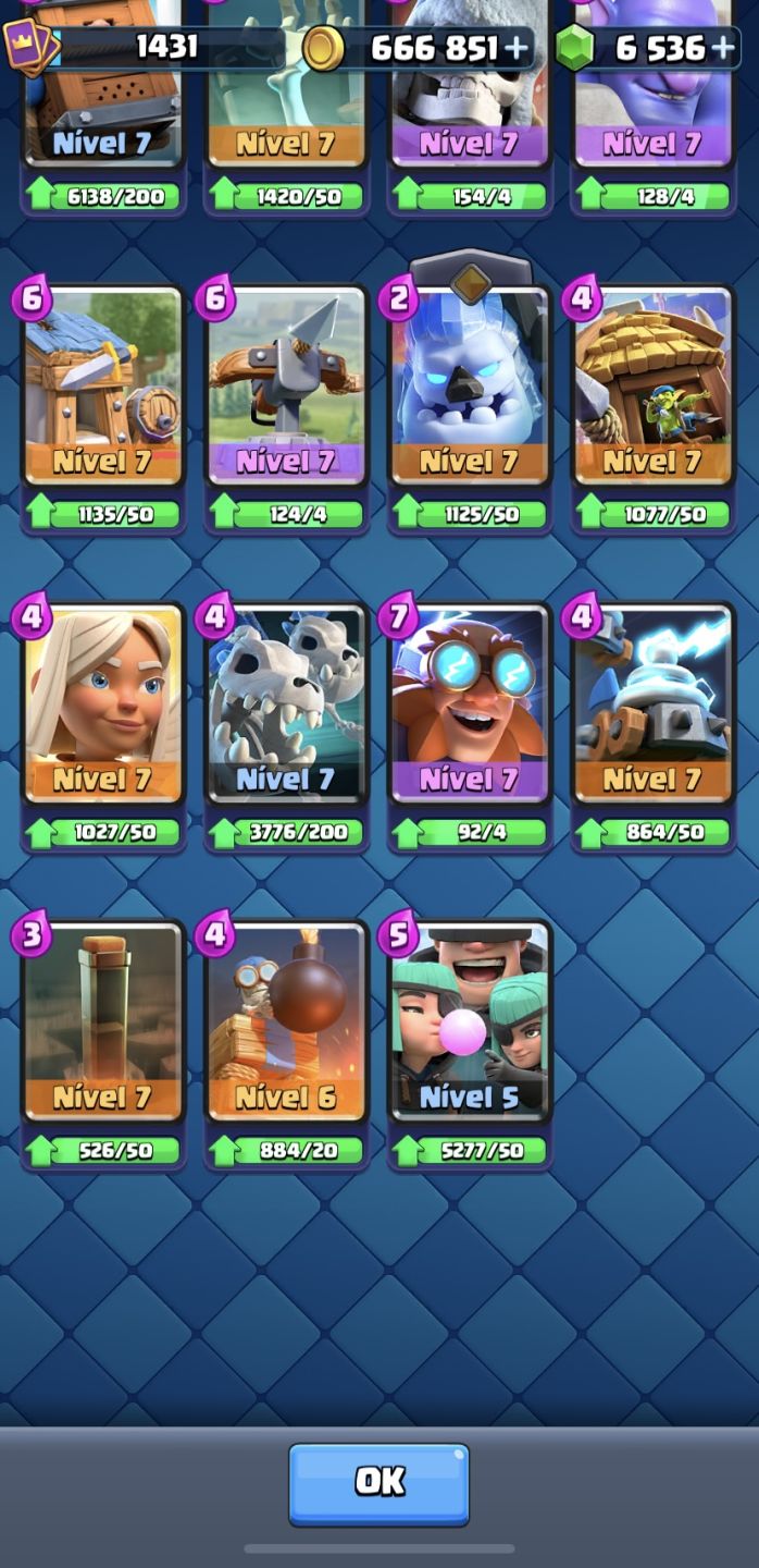 CLASH ROYALE 8 ANOS | KT15 | 11.1K TROFÉUS | 6.5K GEMAS | LVL 16