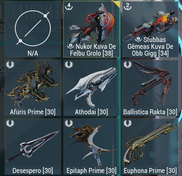 CONTA WARFRAME MR 21