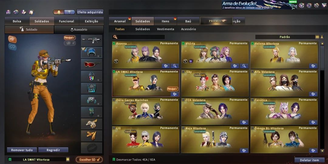 Conta Crossfire com Mais de 300 Mns e 49 Vips