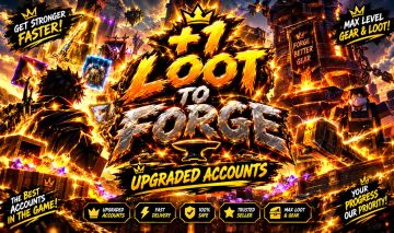 +1 LOOT TO FORGE - CONTAS PARA INICIAR BEM - MELHORES CONTAS - UPGRADE