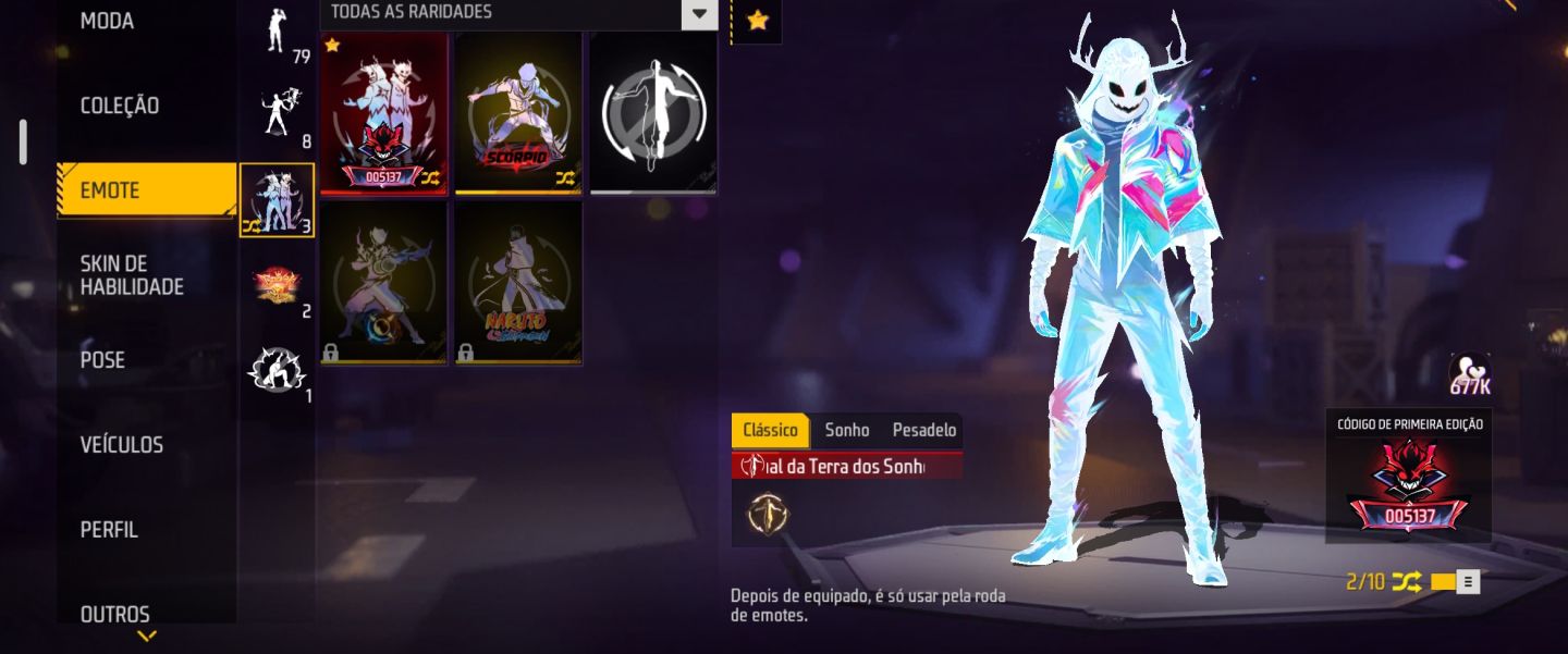 CONTA FREE FIRE 1 e 2 passes, prime 8 e muito mais!