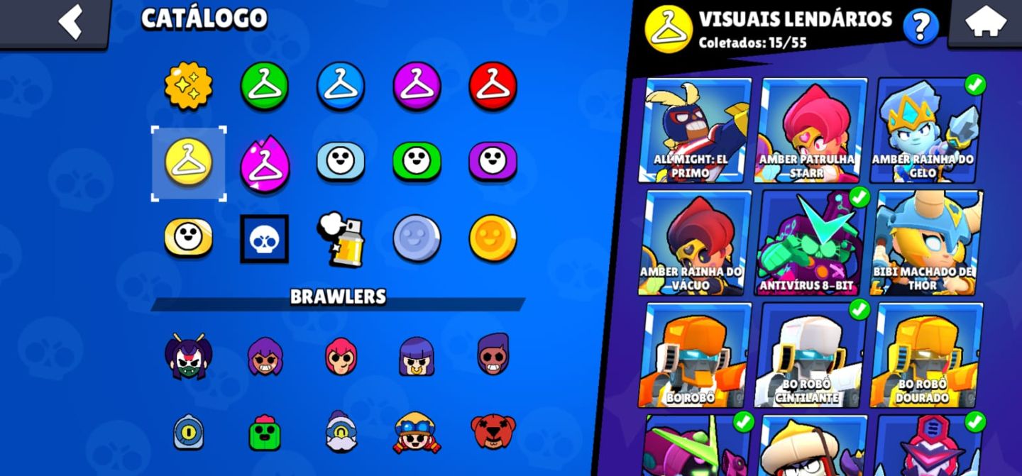 Conta de Brawl stars mestre 3 rara