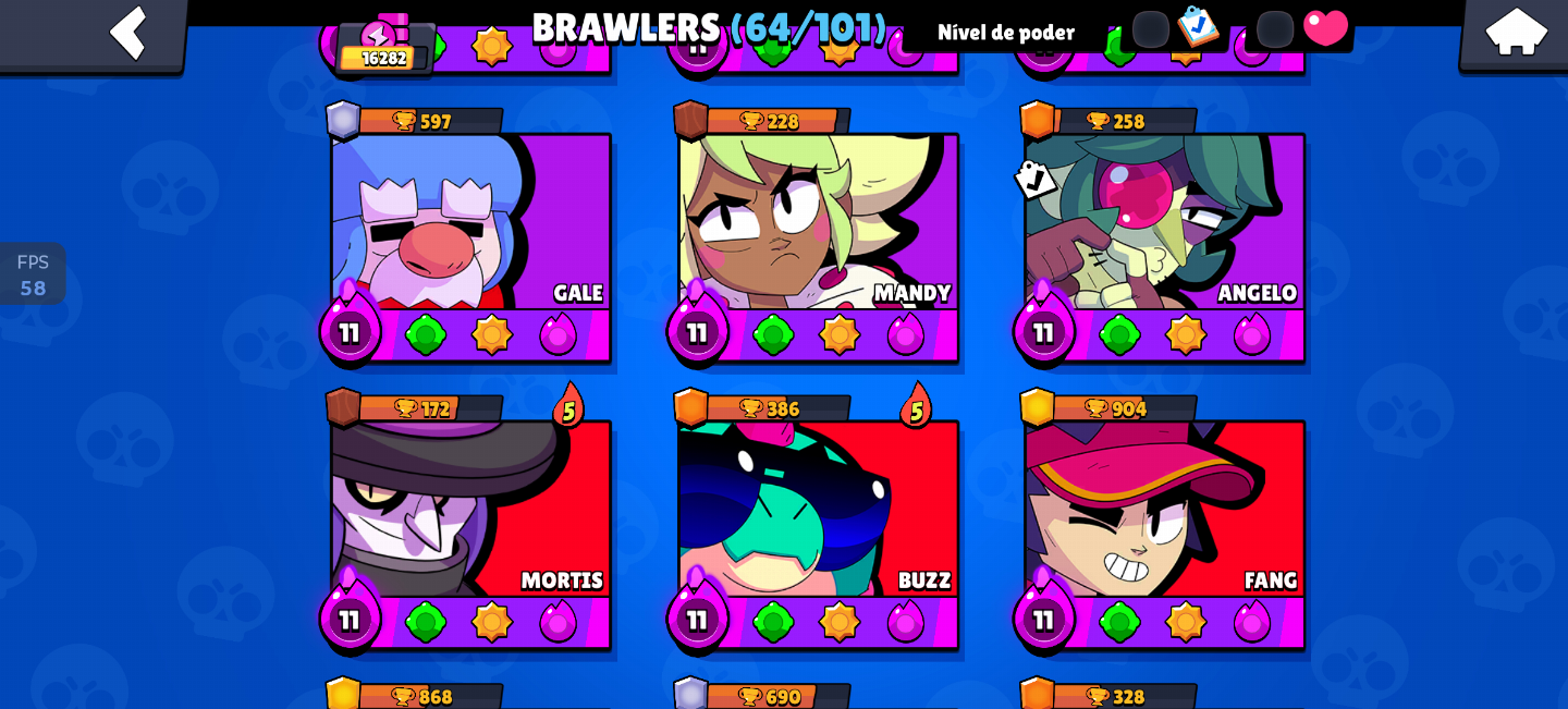 Conta Brawl Stars - 16K Troféus