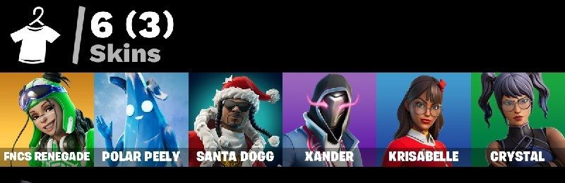 Conta Fortnite 6 skins FNCS RENEGADE RARIDADE + 3 ANOS SEM VOLTAR PARA LOJA !!