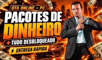 GTA 5 ONLINE PC - DINHEIRO | NIVEL | CARROS | TRAJES + BRINDES