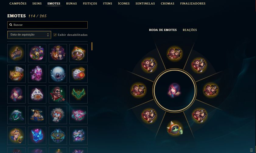CONTA ESMERALDA 4 / MF EXOCÓSMICA / 4 SKINS DO YASUO / 42 SKINS / 10K EA