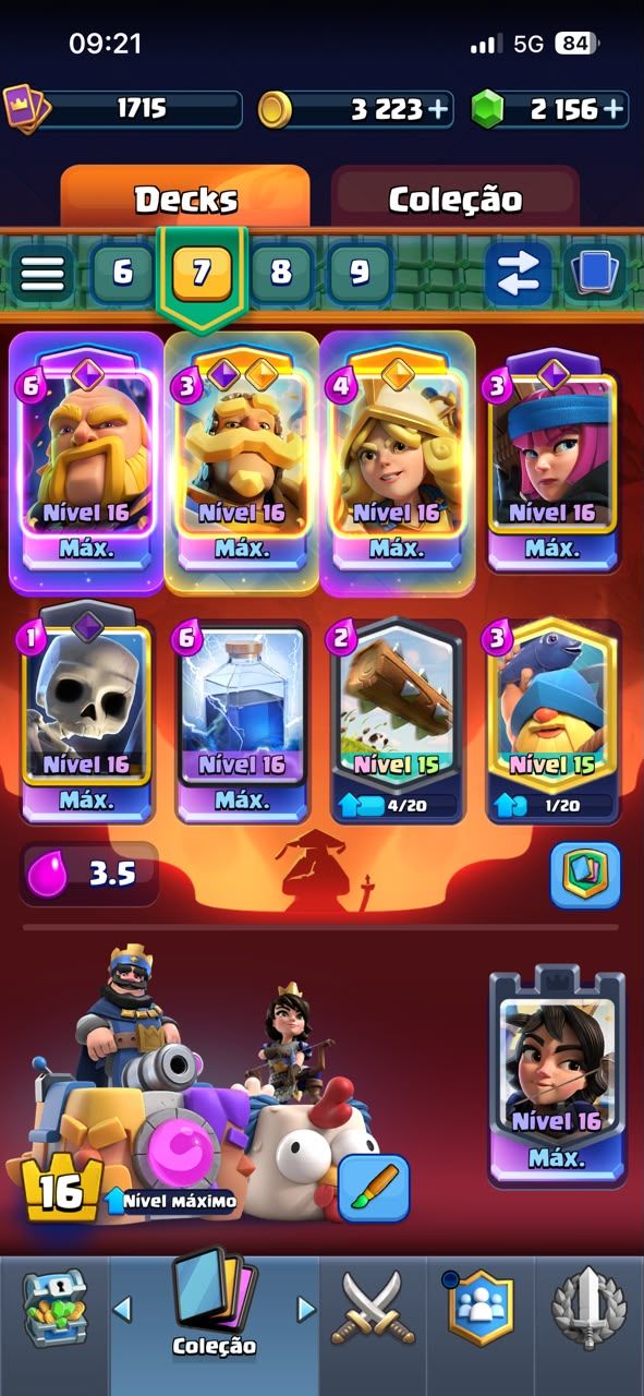Conta De Clash Royale: Conta Rara