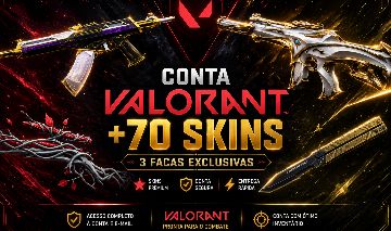 Conta Valorant +70 Skins | Vandal Sublime, Zerofang | phantom Soberania