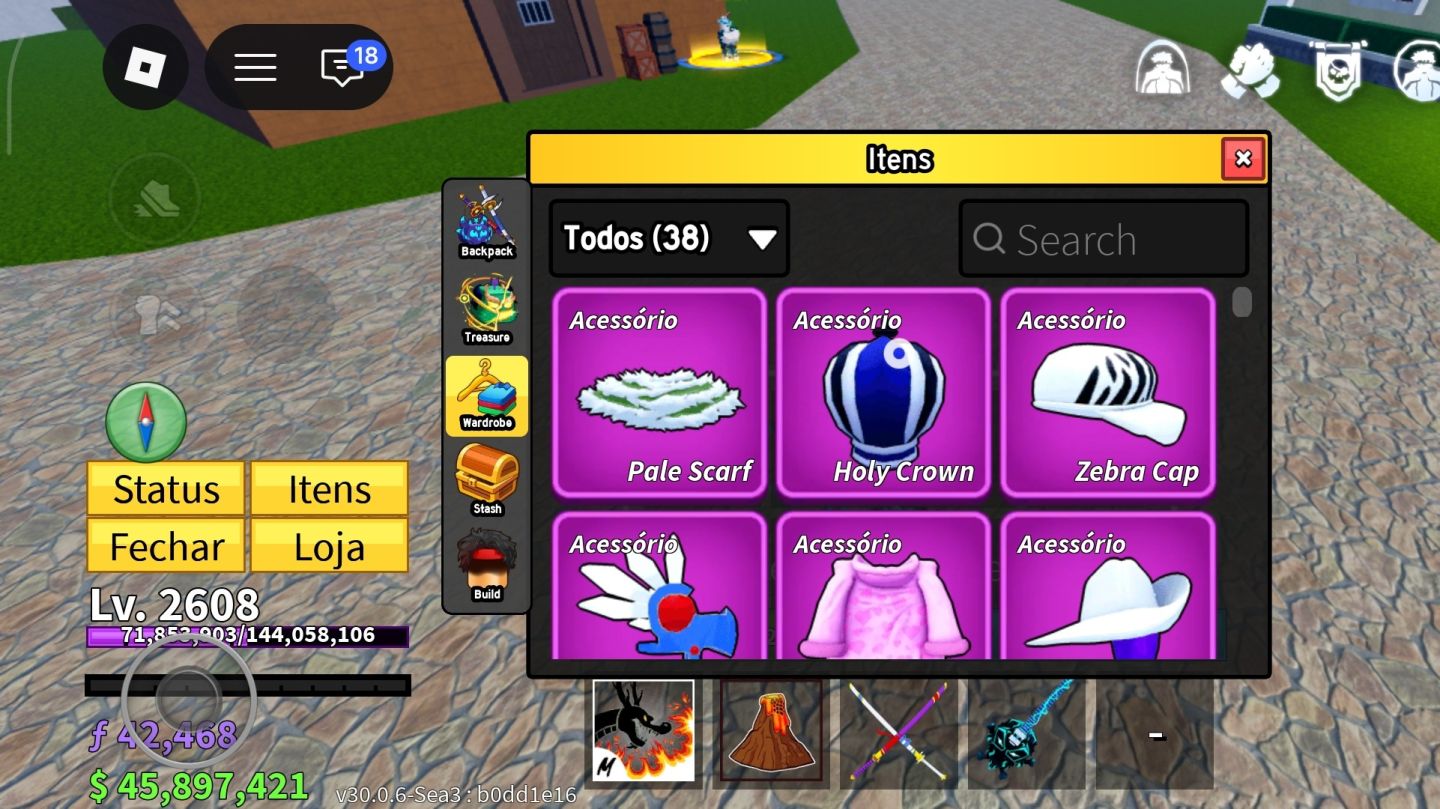 CONTA ROBLOX | LVL 2608 MAX | BLOX FRUITS CYBORG V4 DESP | CDK + TTK | 45M