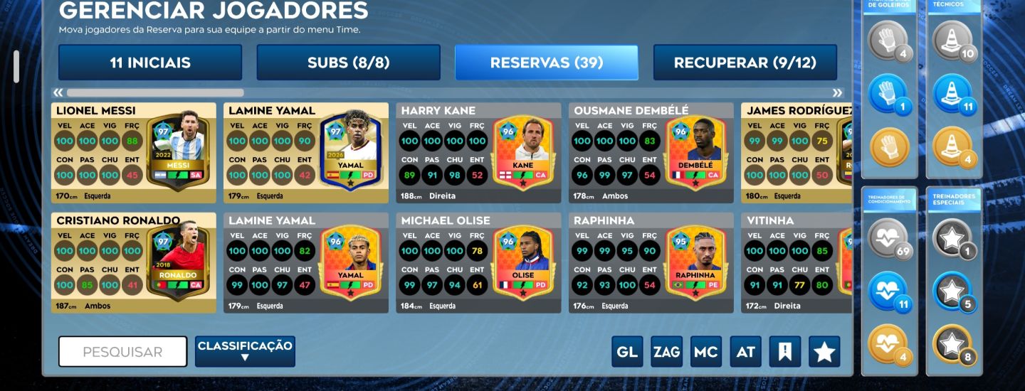Dream league 26 conta top