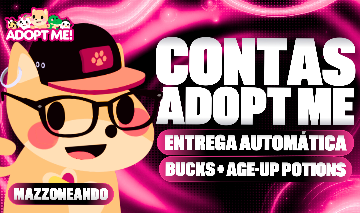 ADOPT ME | CONTAS COM BUCKS+AGE-UP POTIONS(COMPROU+RECEBEU)ENTREGA AUTOMÁTICA!!!
