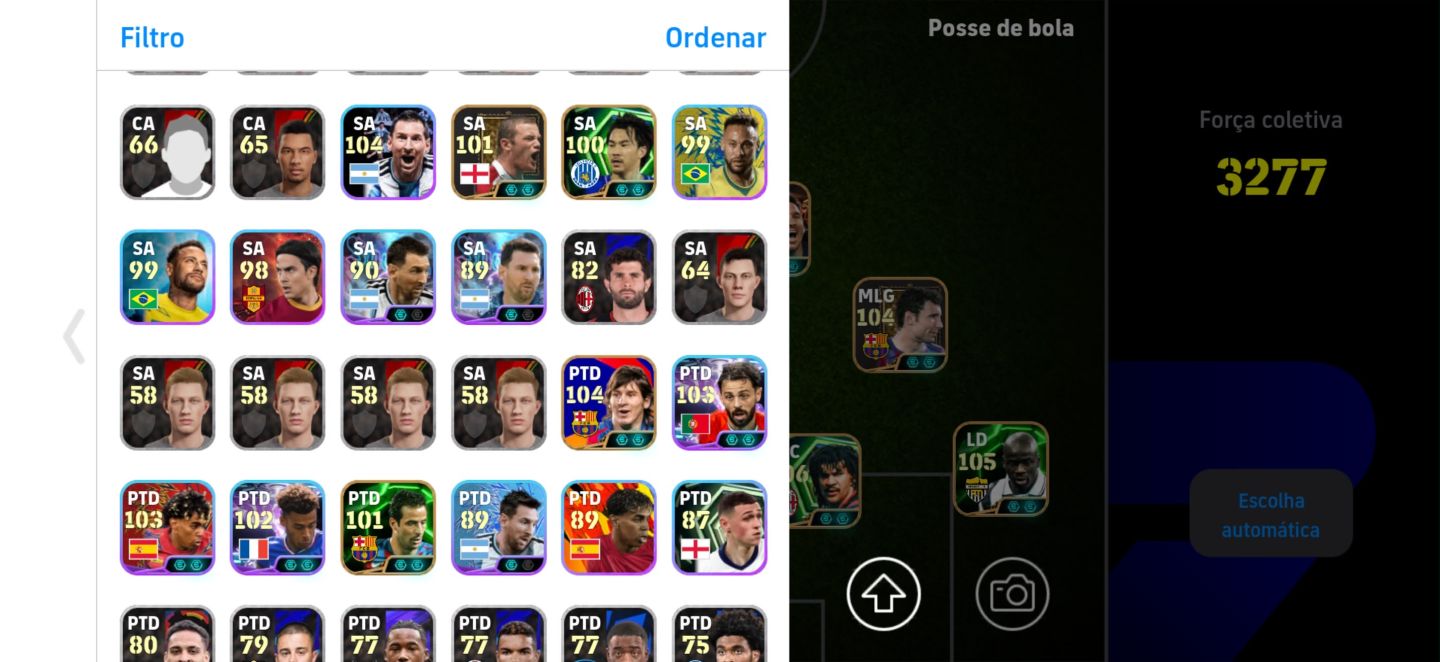 Conta Efootball trio MSN
