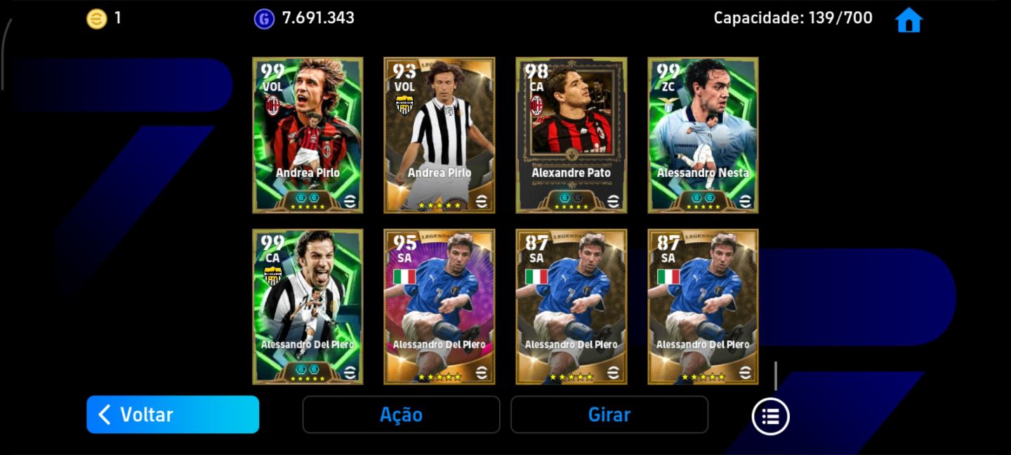 Conta efootball meta