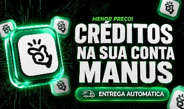 [OFERTA 90% OFF] RECARGA DE CRÉDITOS NA SUA CONTA - MANUS IA | BRINDE EXCLUSIVO!