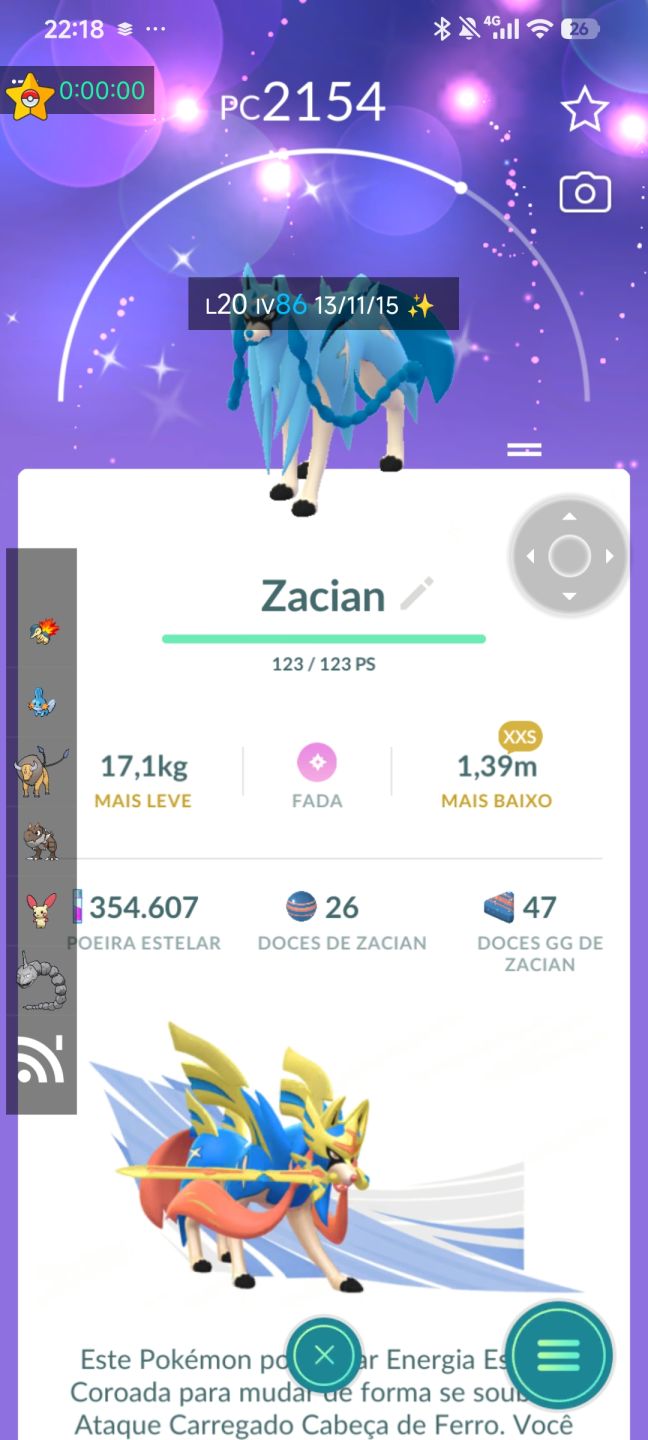 Conta Pokémon Go Com Triplo SHINY Lendário