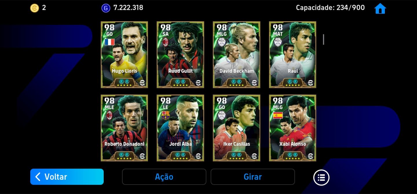 Conta eFootball | Messi Ronaldinho Kaká Neymar, Bale e Lendas + 11k de moedas