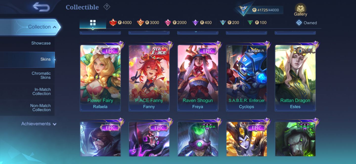 Conta mobile legends